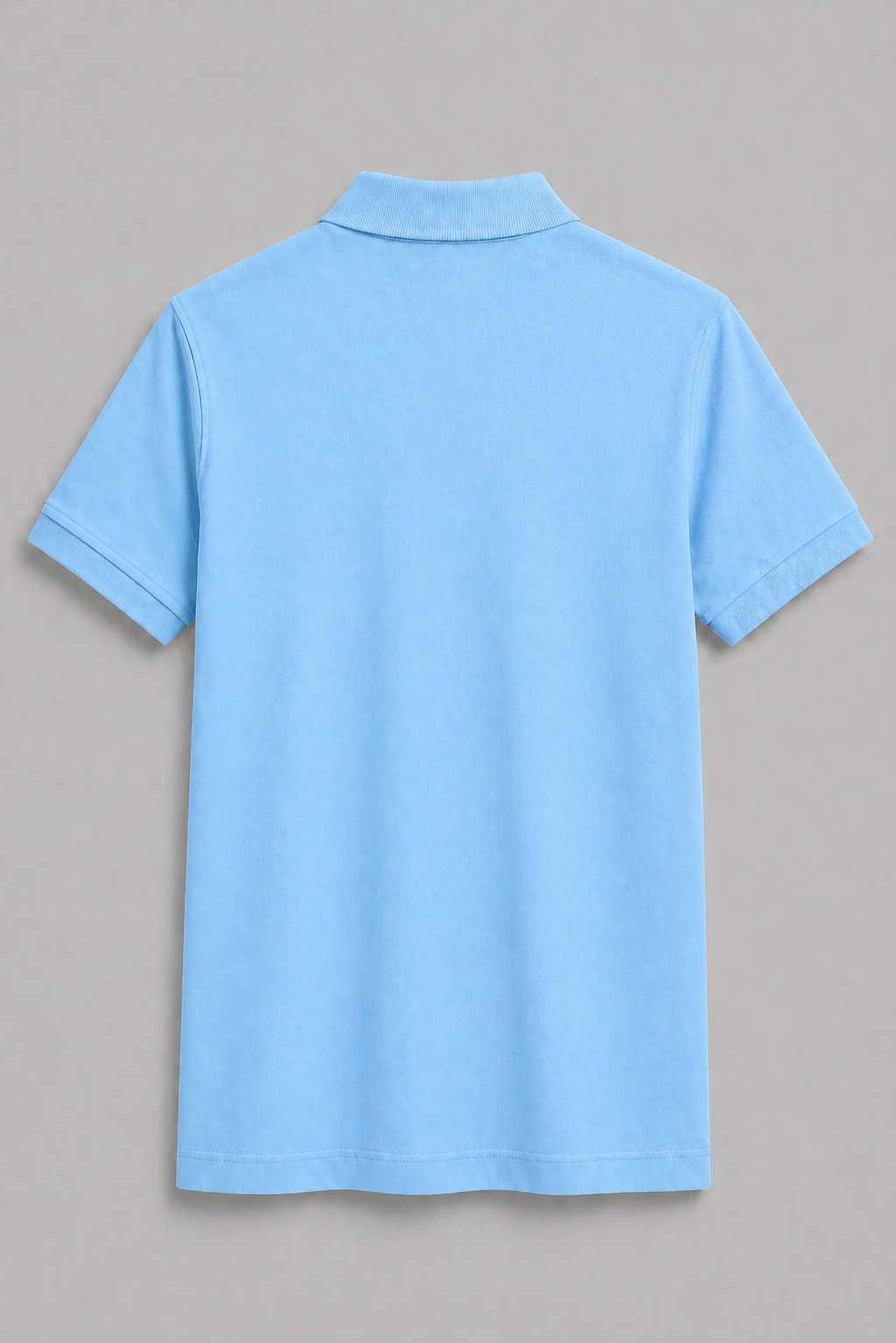 Sky Blue Regular Fit Polo