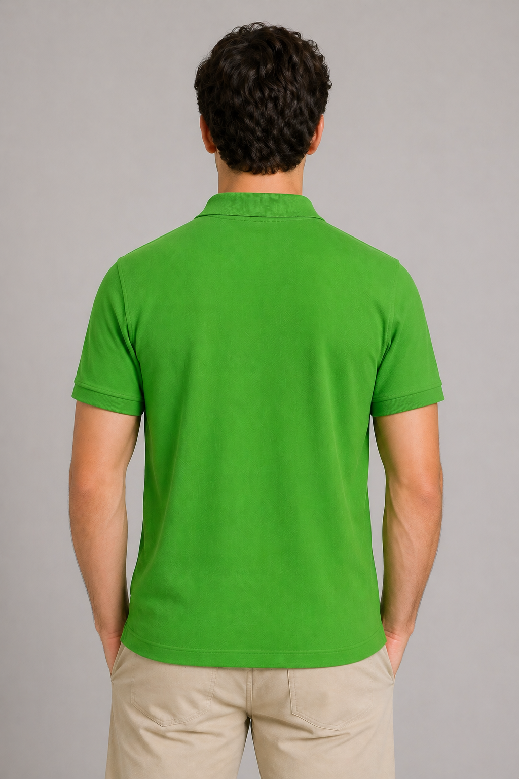 Parrot Green Regular Fit Polo