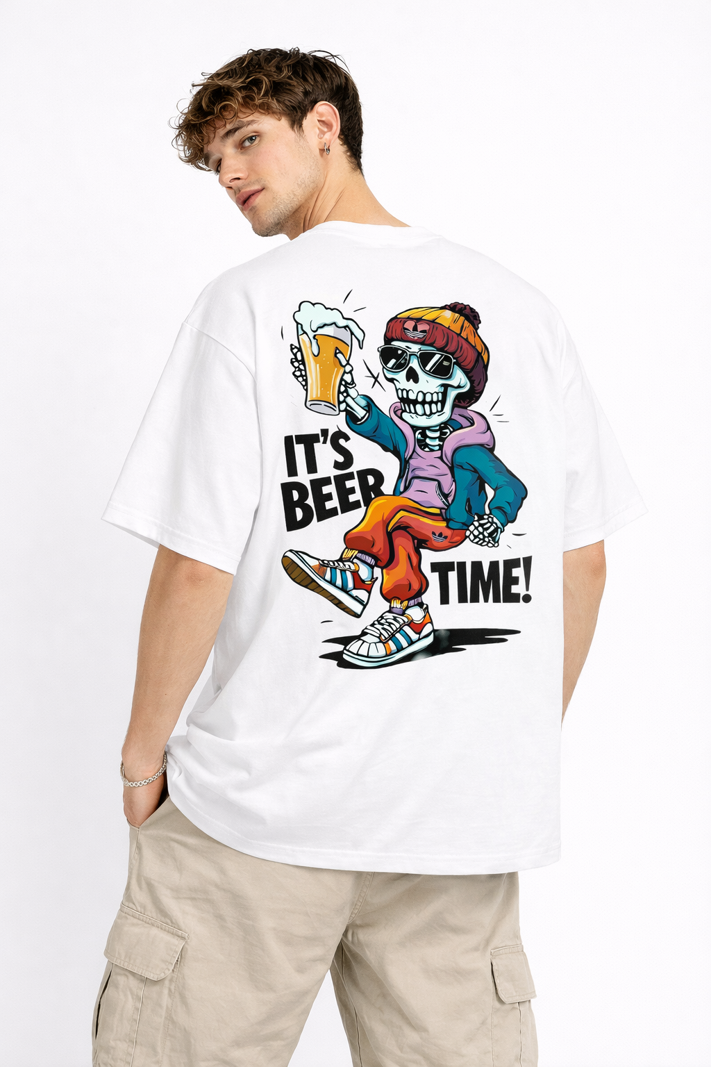 It's beer time oversized T-shirt