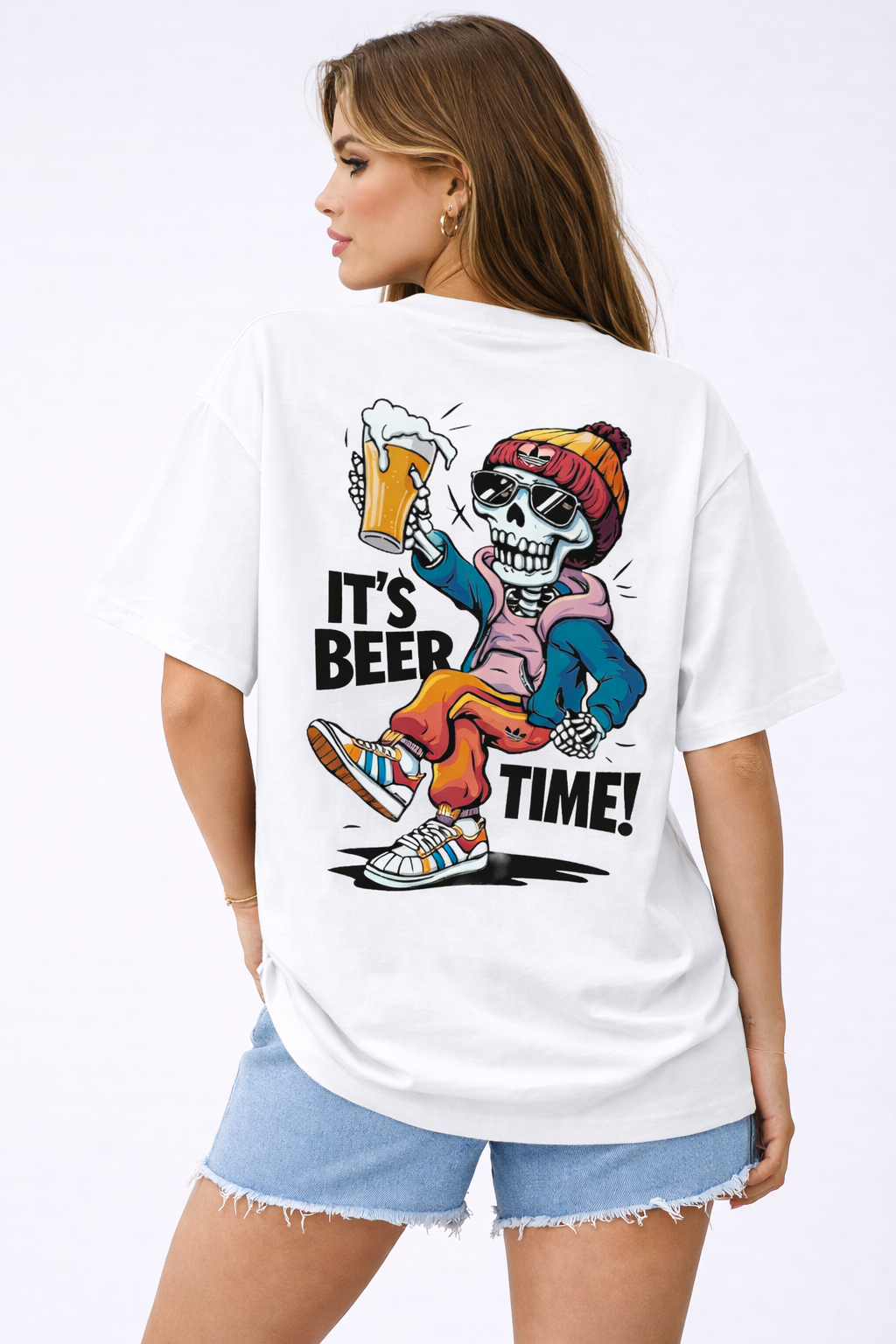 It's Beer Time Oversized T-shirt
