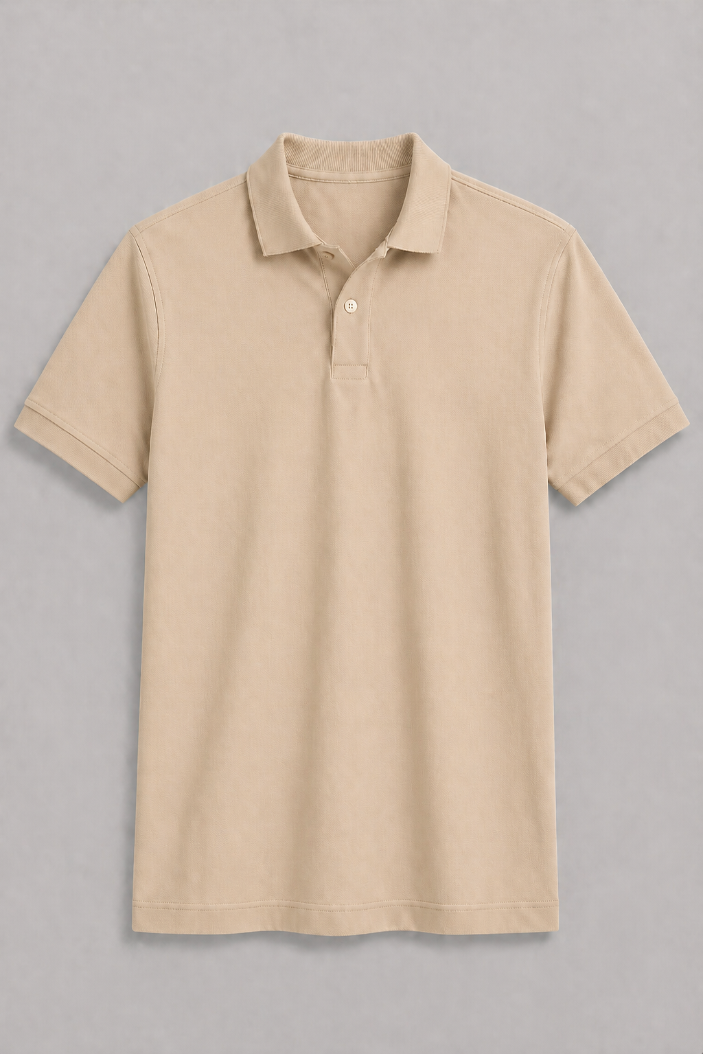 Beige Regular Fit Polo