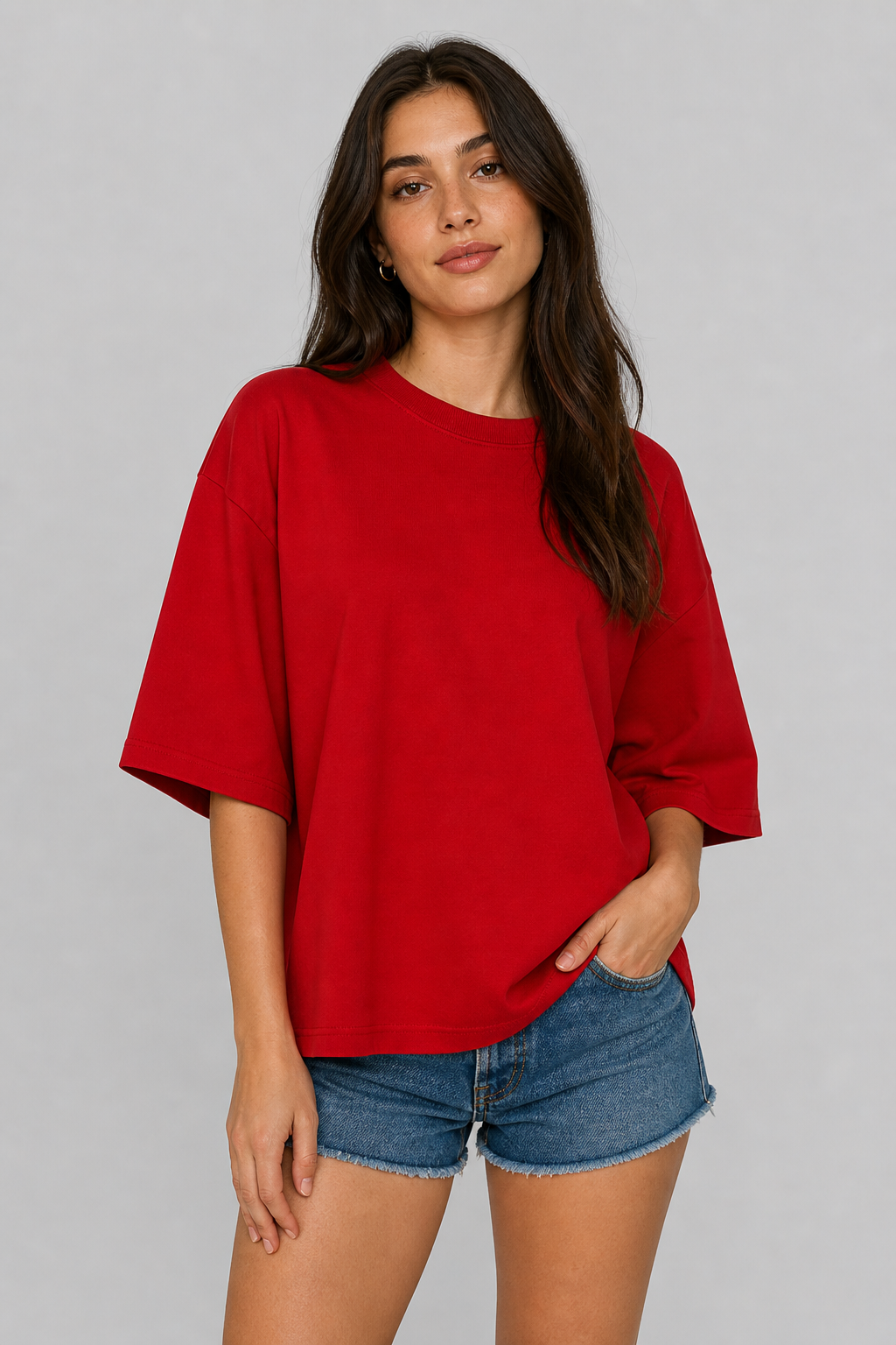 Red Oversized T-shirt
