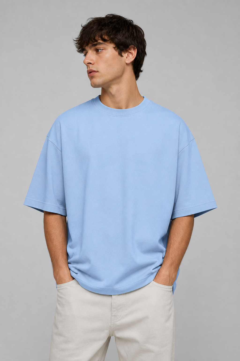 Light Blue Oversized T-shirt