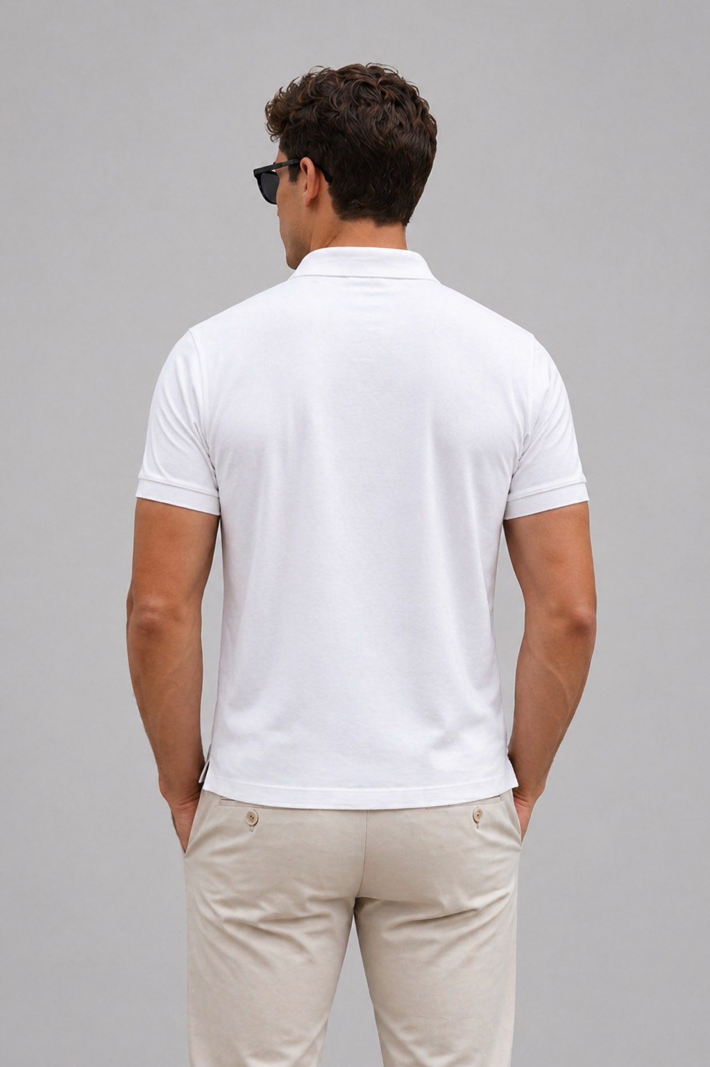 White Regular Fit Polo