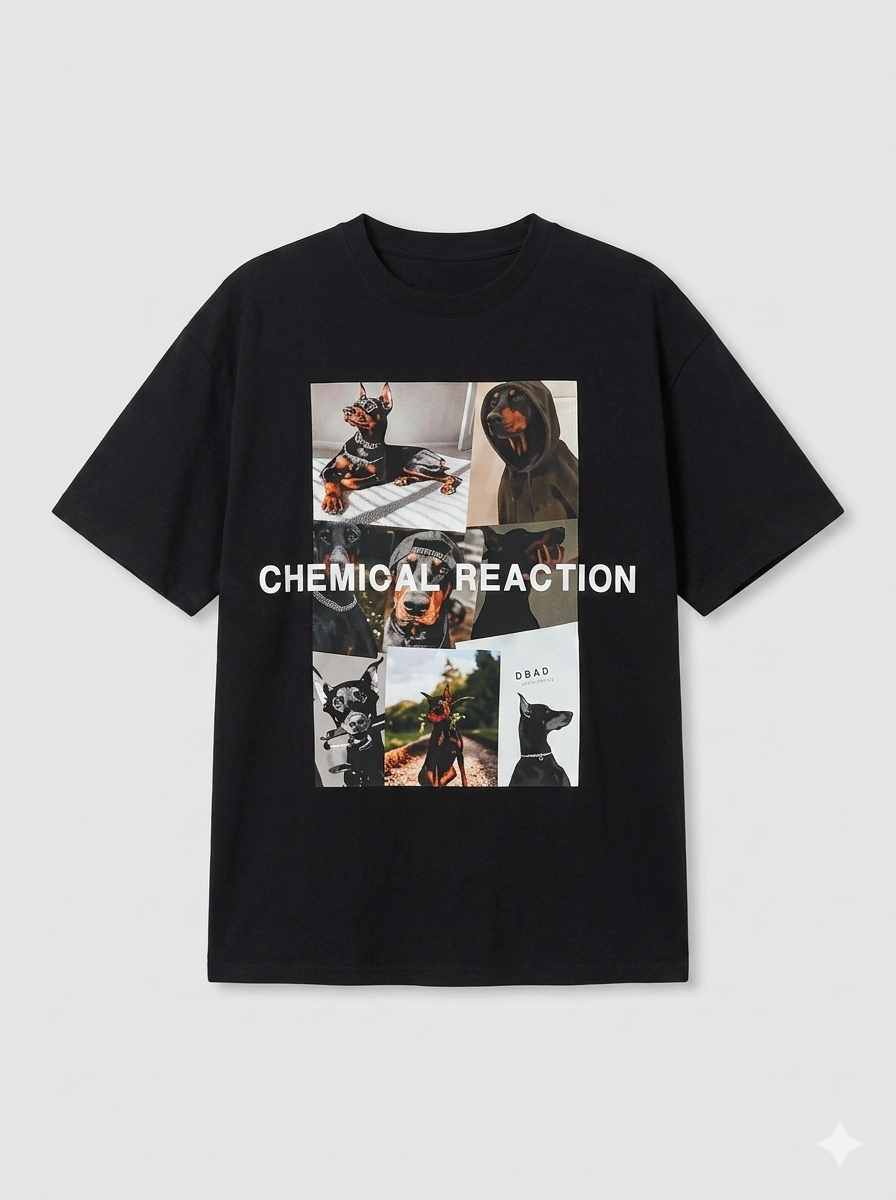 Chemical Reaction Oversized T-shirt