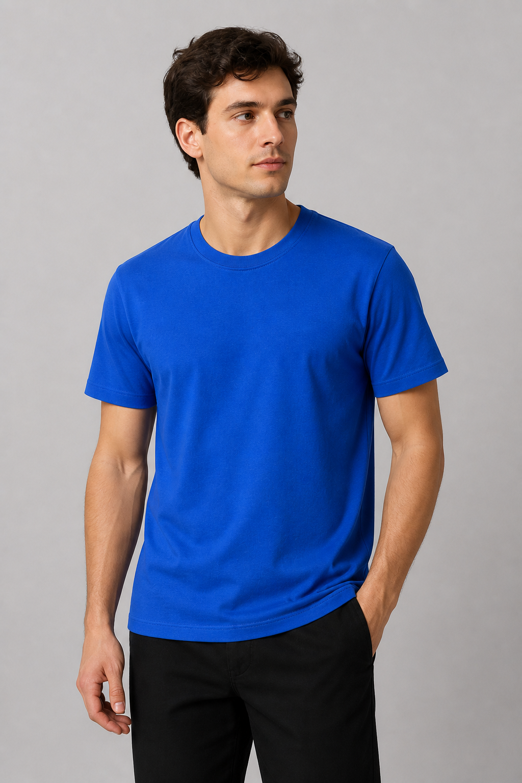 Royal Blue Regular Fit T-shirt