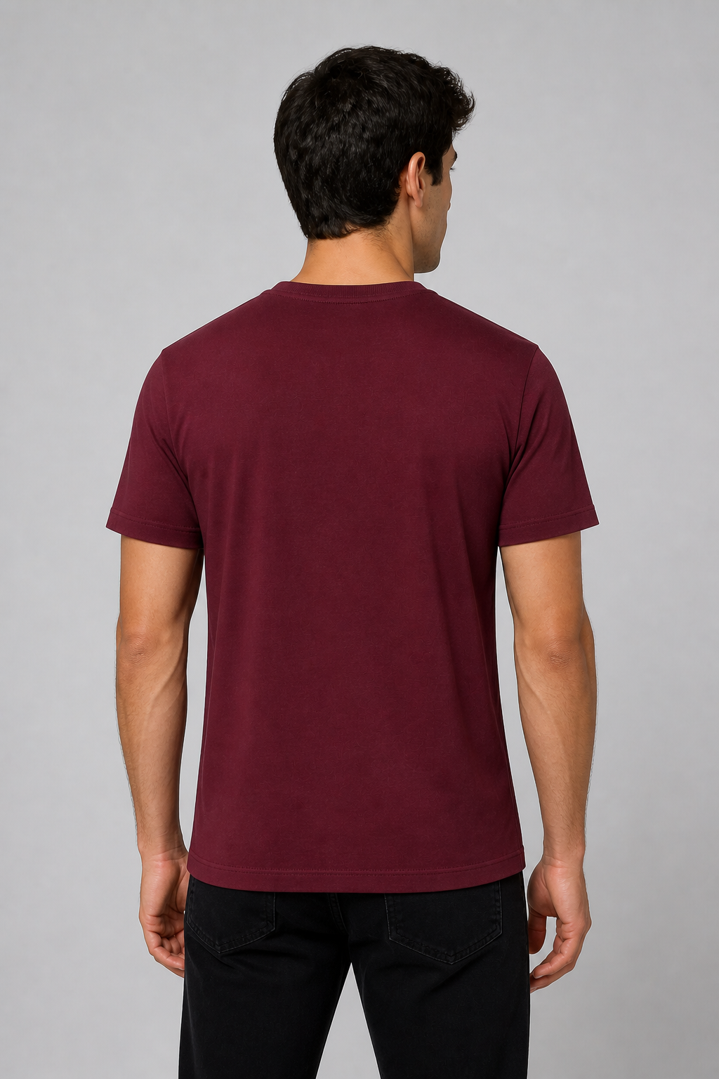 Maroon Regular Fit T-shirt