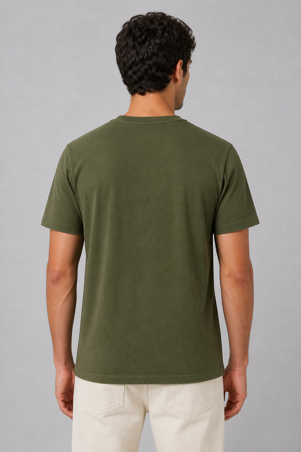 Olive Green Regular Fit T-shirt
