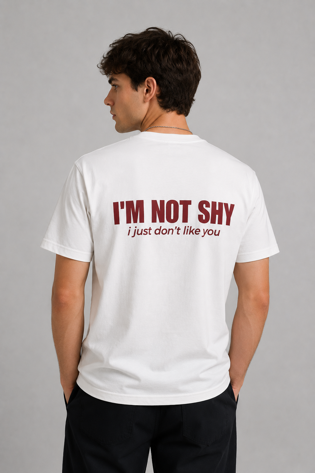 I'm not shy Regular Fit T-shirt