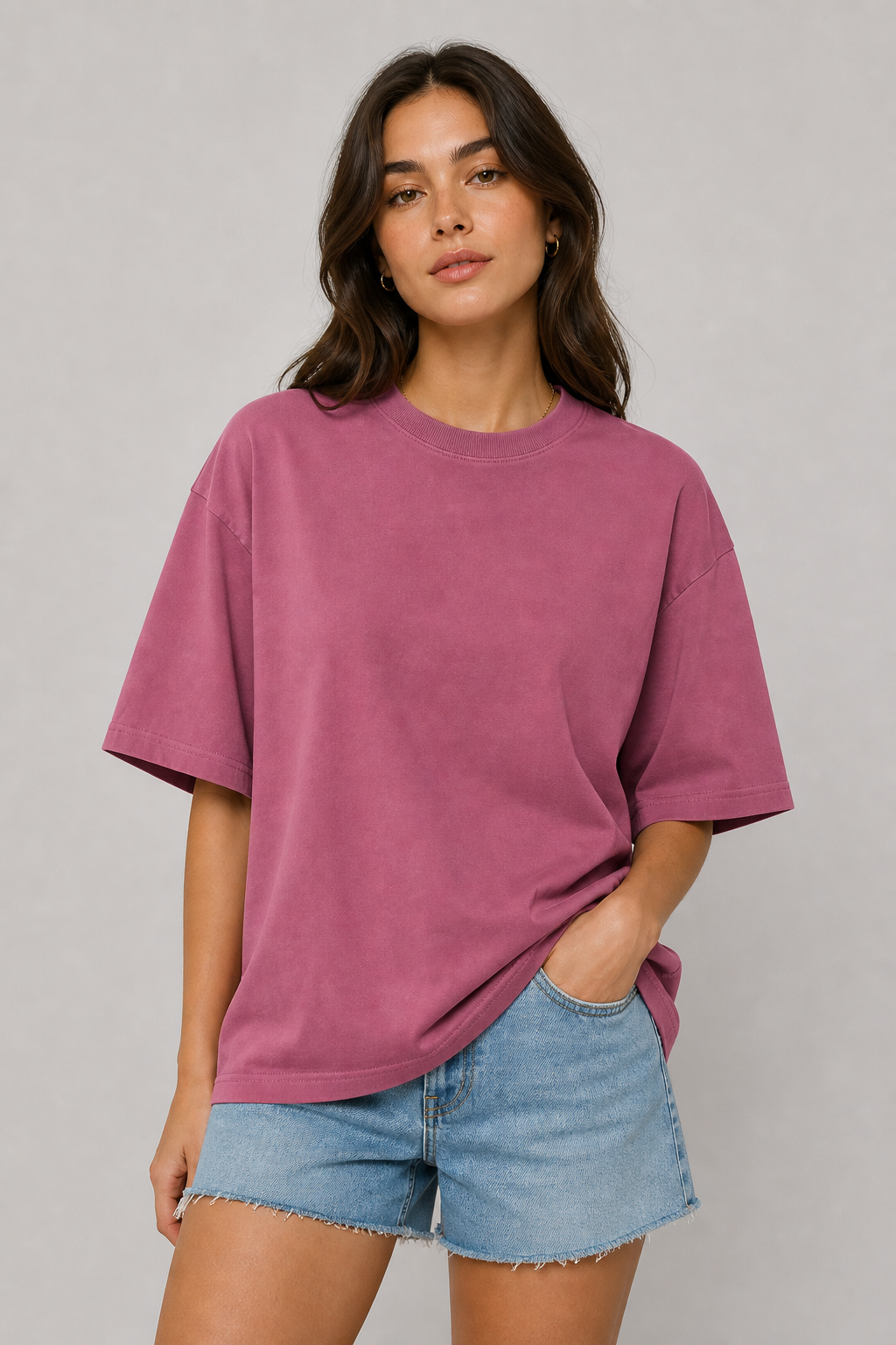 Plum Oversized T-shirt