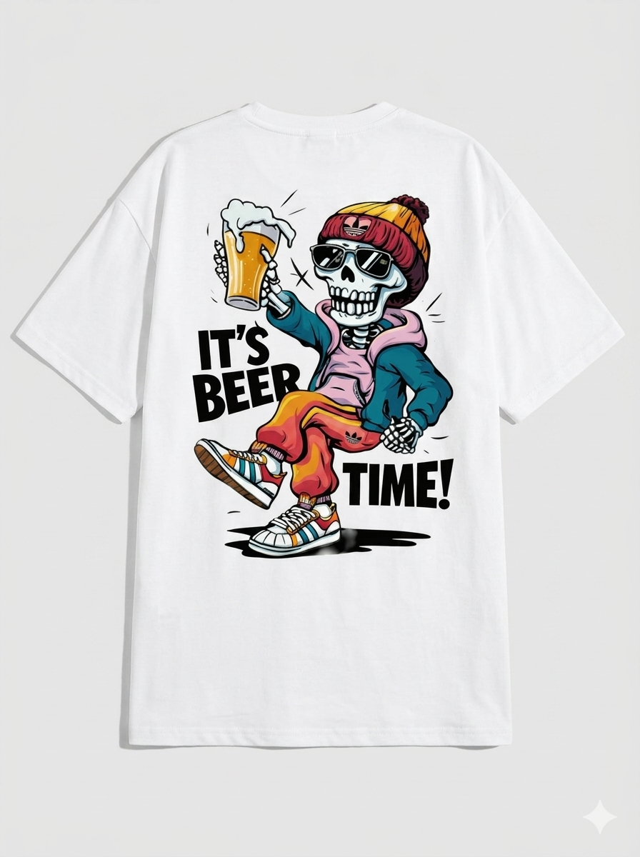 It's Beer Time Oversized T-shirt
