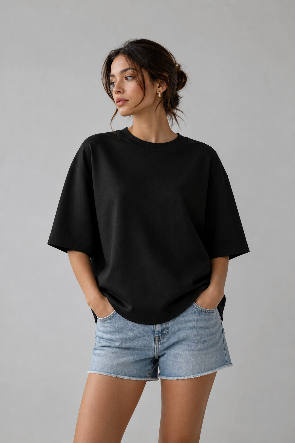 Black Oversized T-shirt