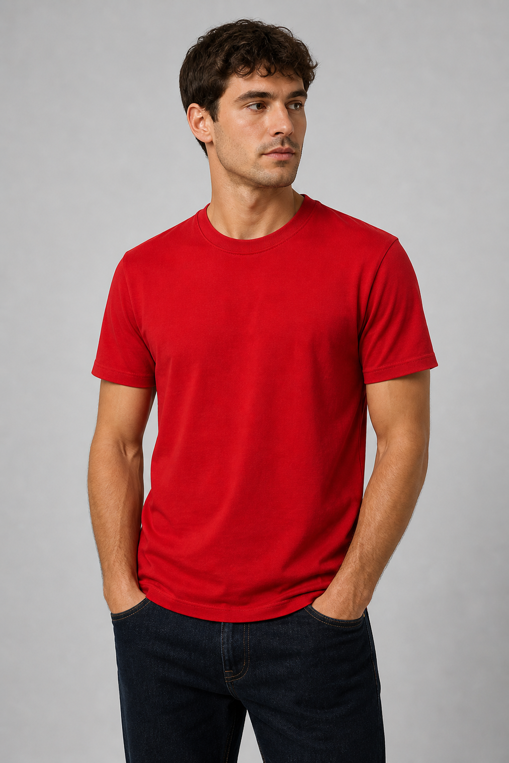 Red Regular Fit T-shirt
