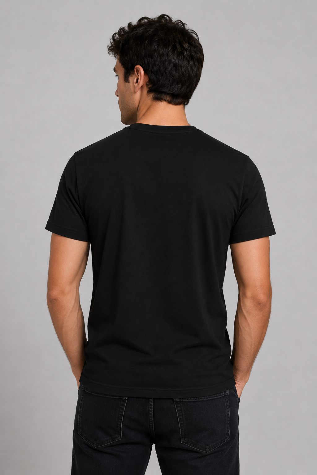 Black Regular Fit T-shirt
