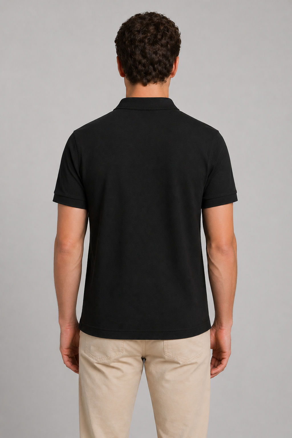 Black Regular Fit Polo