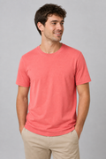 Salmon Pink Regular Fit T-shirt