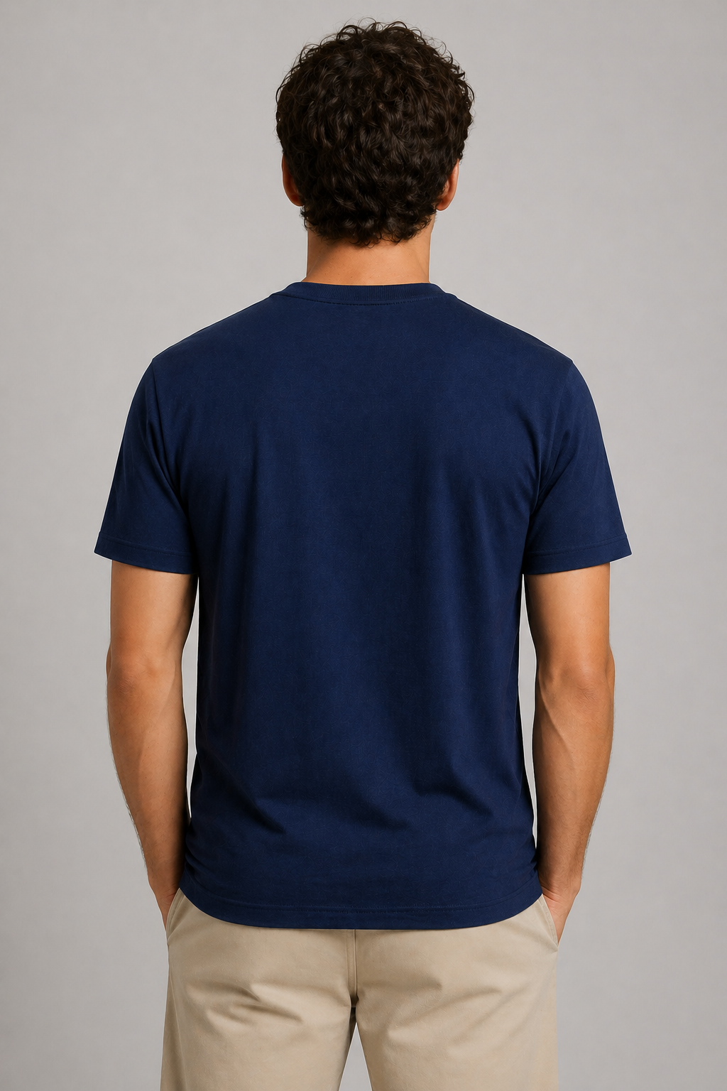 Navy Blue Regular Fit T-shirt