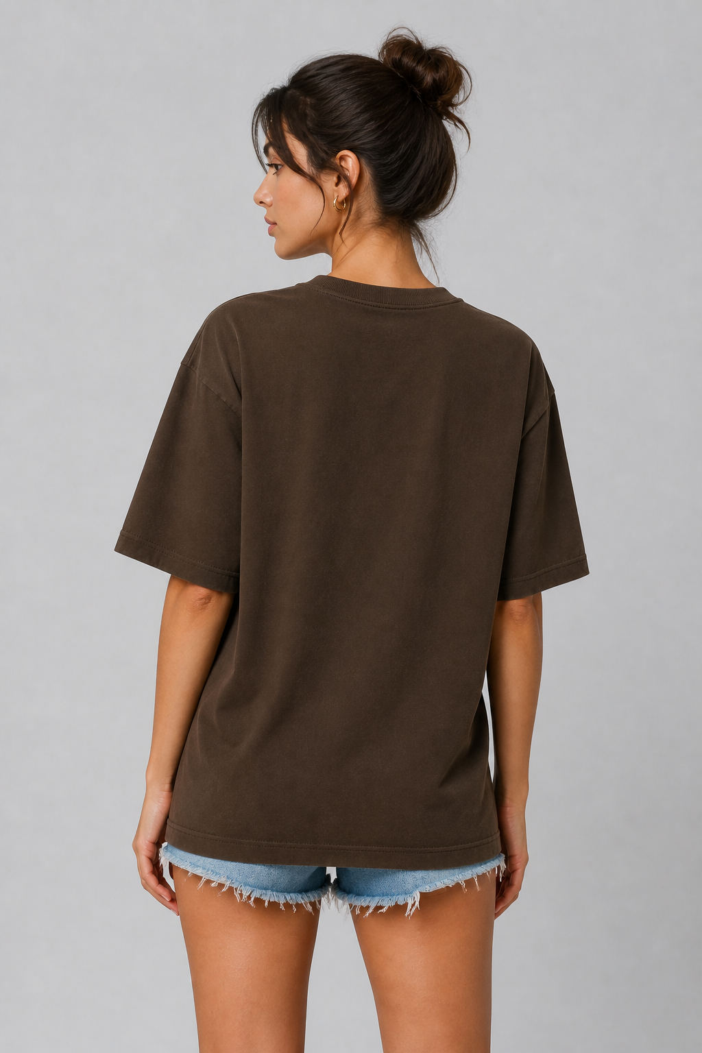 Chocolate Brown Oversized T-shirt
