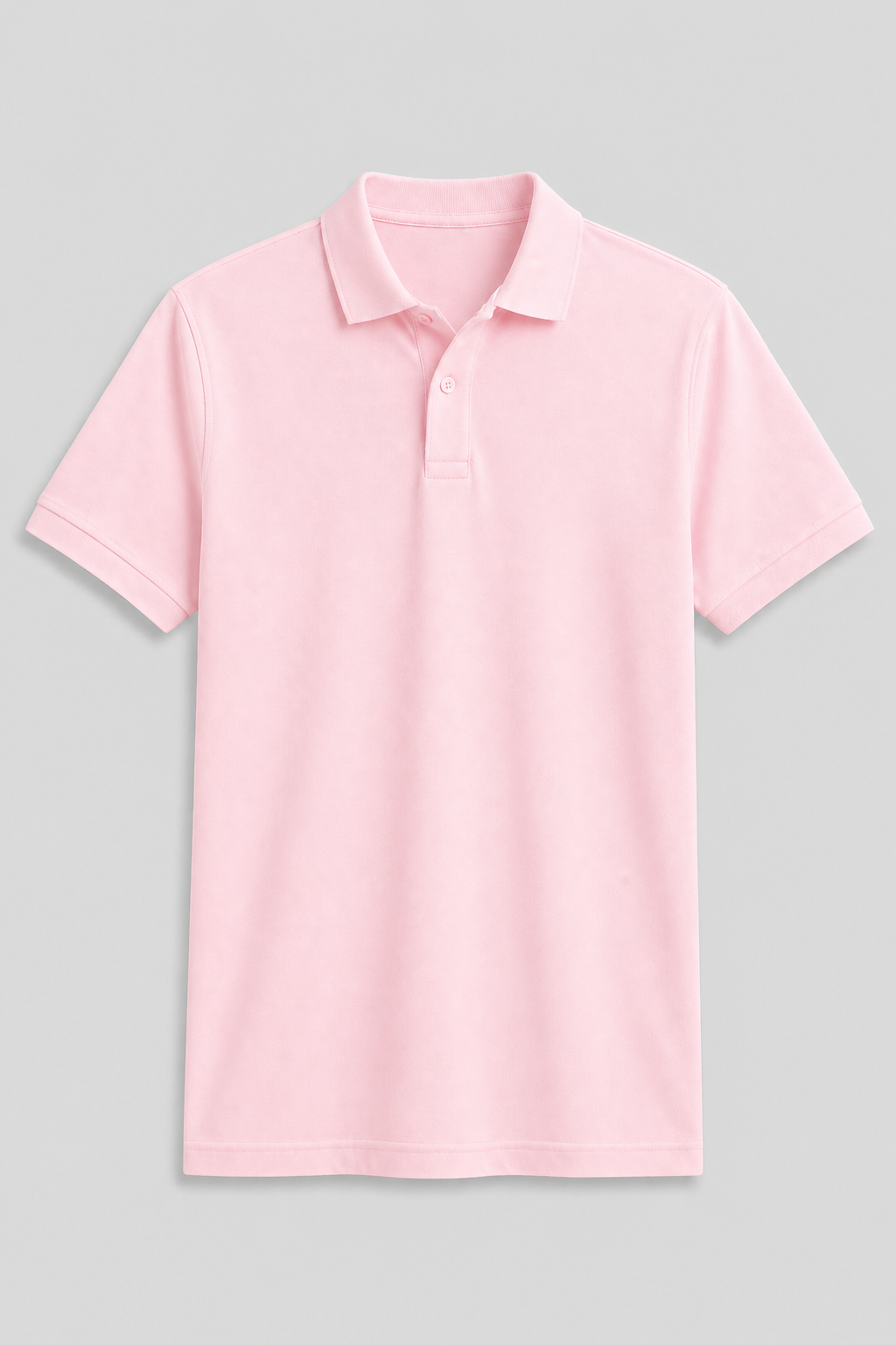 Baby Pink Regular Fit Polo