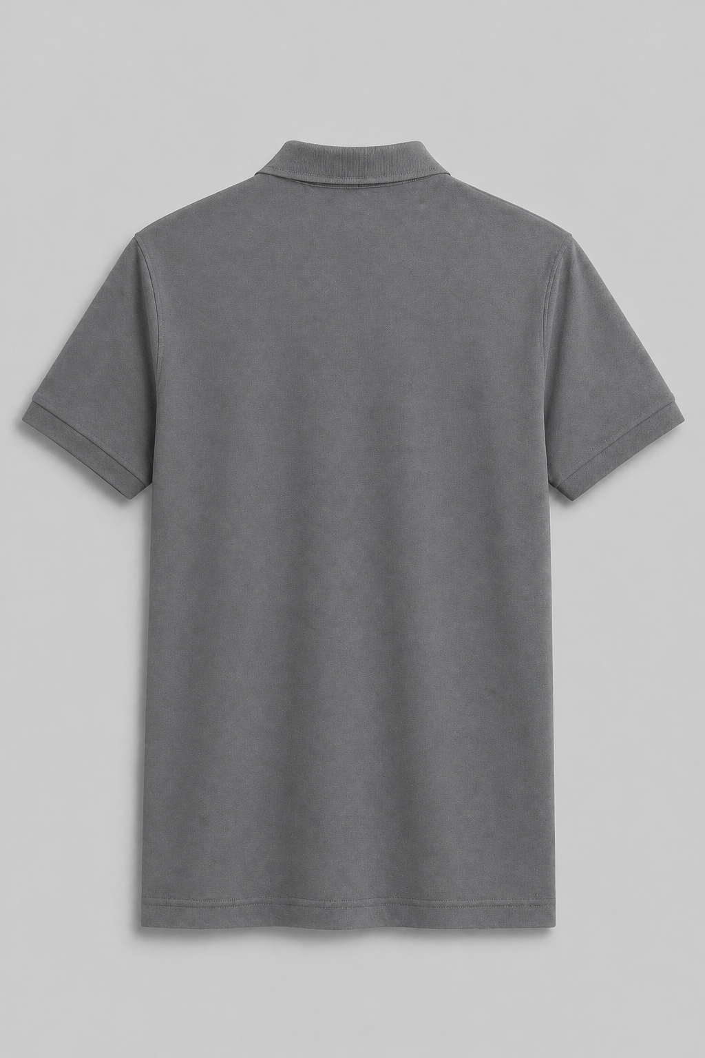 Gray Regular Fit Polo