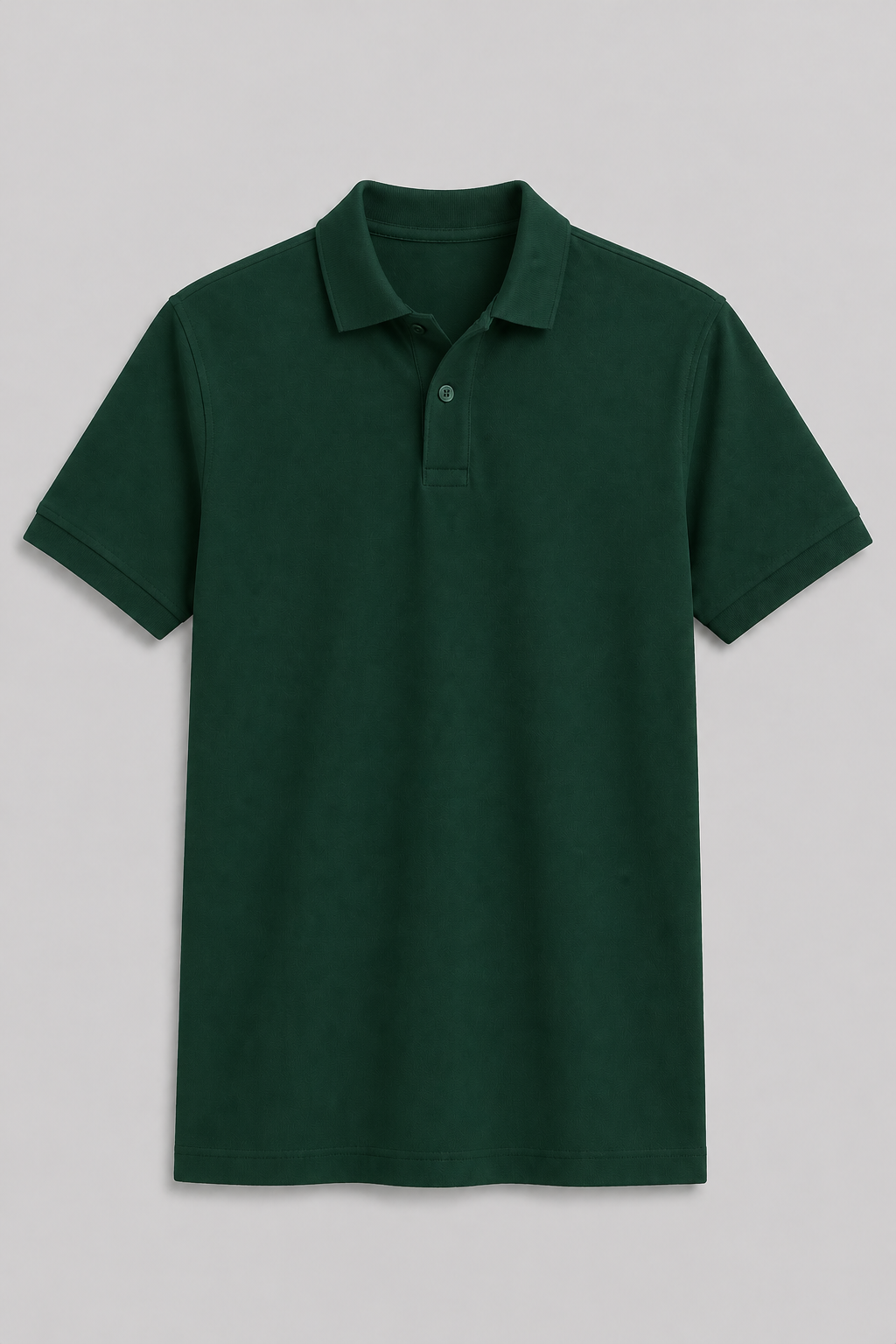 Bottle Green Regular Fit Polo