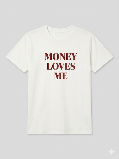 Money loves me Regular fit T-shirt