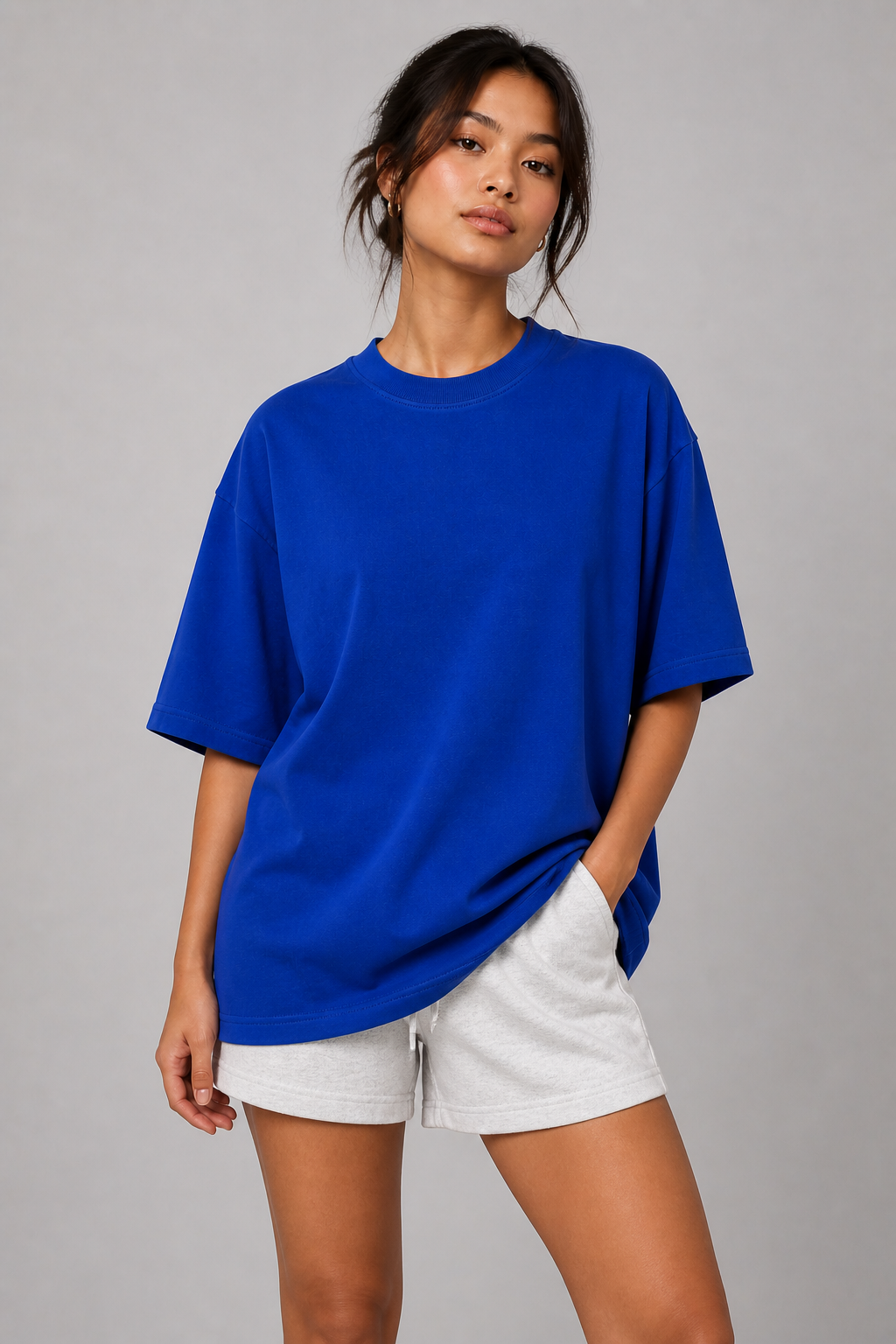 Royal Blue Oversized T-shirt