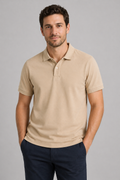 Beige Regular Fit Polo