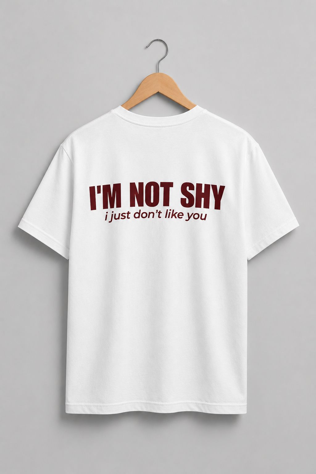I'm not shy Regular Fit T-shirt