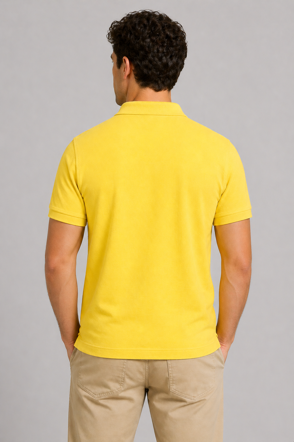 Lemon Yellow Regular Fit Polo