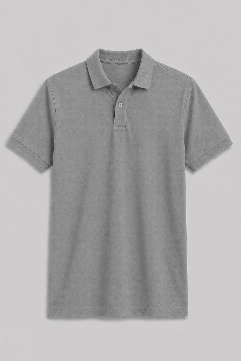 Gray Regular Fit Polo