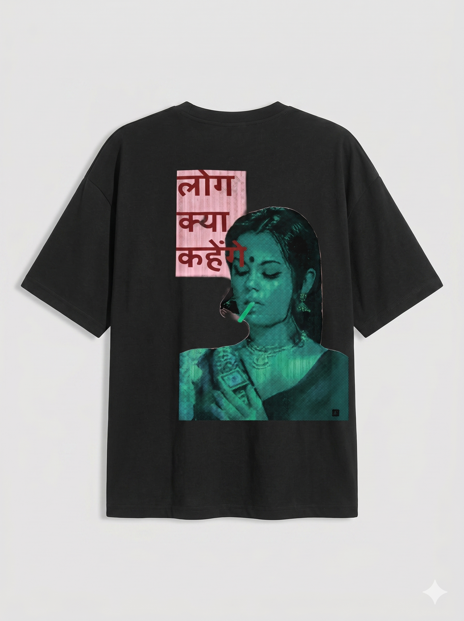 Log Kya Kahege Oversized T-shirt