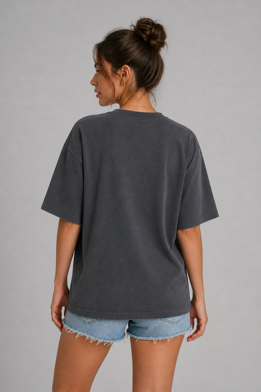 Slate Gray Oversized T-shirt