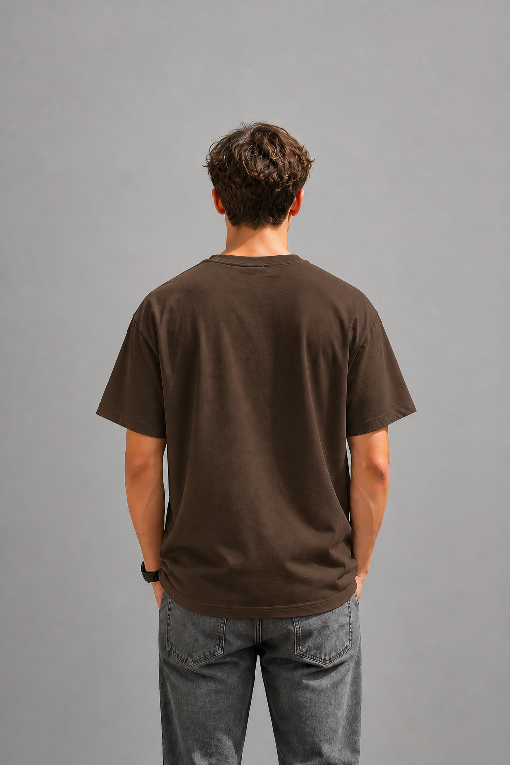 Coffee Brown Oversized T-shirt