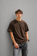 Coffee Brown Oversized T-shirt